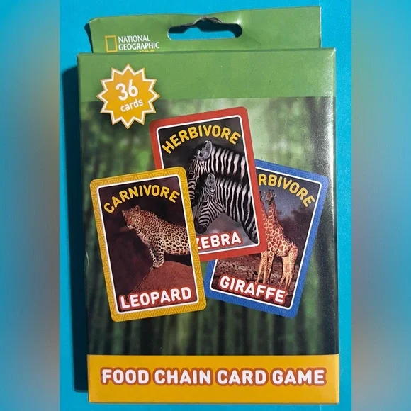 $4 FOOD CHAIN CARD GAME. NEW IN BOX. $4 If Bundled - Picture 3 of 4